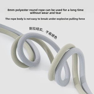 HiDREAM皮革圆绳胸带狗皮带，适用于中小型狗-步行皮带 - Product Image 2