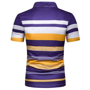 Camiseta Deportiva de Punto para Hombre con Cuello y Bolsillo, Manga Corta, 100% Algodón, Servicio OEM/ODM - Product Image 2