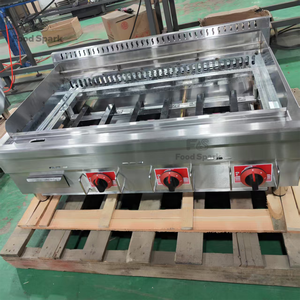 Equipo de Cocina Comercial, Parrilla de <span class=keywords><strong>Gas</strong></span> con Superficie de Piedra Volcánica <span class=keywords><strong>para</strong></span> Asar Filetes y Carnes <span class=keywords><strong>a</strong></span> la Parrilla - Product Image 4