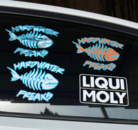 Autocollant de logo auto-adhésif en vinyle découpé sur mesure, résistant aux UV, imperméable, à forte adhérence, amovible, pour vitres de voiture