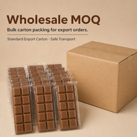 Bloc de chocolat réaliste, jouet sensoriel souple à presser, barre anti-stress fantaisie pour commandes d'exportation en gros