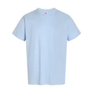 T-shirt da Uomo OEM di Alta Qualità Personalizzabile con Logo del Proprio Marchio 100% Cotone Girocollo Tinta Unita Casual - Product Image 2