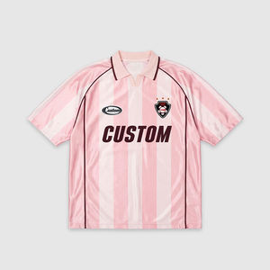 Мужские спортивные футболки-поло с V-образным вырезом, быстросохнущие, из полиэстера, с индивидуальным логотипом, для футбола и тренажерного зала - Product Image 2