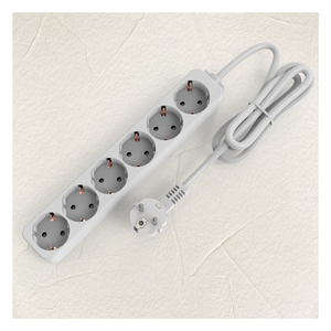 ปลั๊กพ่วง 6 ช่อง แบบมัลติฟังก์ชั่น พร้อมสายต่อพ่วง 6 ช่อง - Product Image 6