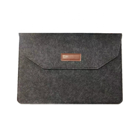 Fabricant chinois de housse d'ordinateur portable minimaliste, portable, antivol, écologique, grande capacité, en feutre non tissé, pour MacBook Pro 5 8 10 11