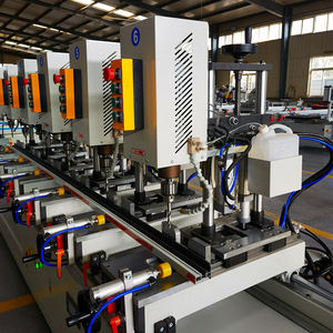 窓機械六頭複合穴あけ機 - アルミ用バッチ穴あけ（リアルタイムデータ表示＋PLC連動） - Product Image 4