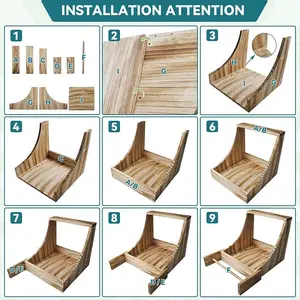 Customized Wooden Chicken Nest Box Wooden Single Compartment Chicken Nest Box Is Easy To Assemble And Suitable For Hens