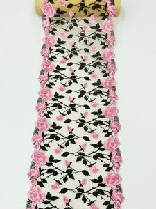 Pizzo Ricamato con Fiori Colorati all'Ingrosso dalla Fabbrica Cinese, Bordatura in <span class=keywords><strong>Tulle</strong></span> per Reggiseni da Donna 2025 - Product Image 2