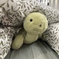 Peluche tortue douce et moelleuse, coussin animal en peluche, jouet tortue de mer mignon, poupée en peluche avec coquille brodée, cadeau pour enfants, fabrication sur mesure