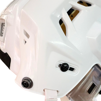 Casque de hockey sur glace pour adulte, combo, 4 tailles S/M/L/XL, matériau PC, sûr, ventilé, pour débutant, avec cage