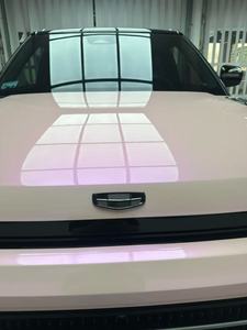 Pellicola per Auto PET di Lusso Autoriparante Antigraffio Rosa Sognante Ultra-Opaca Perlescente per Vari Modelli di Auto - Product Image 4