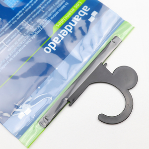 Tùy Chỉnh Đồ Lót Đóng Gói Mens Phụ Nữ May Dính Nhựa Móc Áo Móc Nhựa Đồ Lót Túi Với Móc Tự Dính - Product Image 6