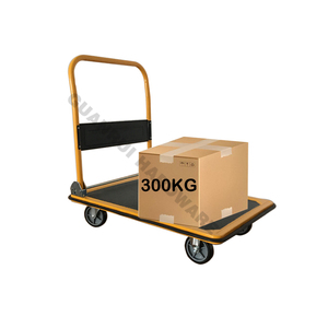 Lipat <span class=keywords><strong>Platform</strong></span> Trolley <span class=keywords><strong>Hand</strong></span> <span class=keywords><strong>Truck</strong></span> dengan Empat Roda - Product Image 1