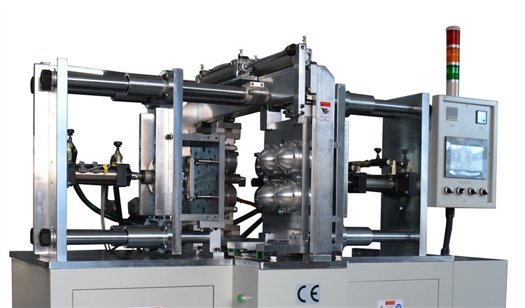 How to Weld Perforated Wiffle Balls Horizontal Automatic Hot Plate Plastic Welder Pickle Balls Welding Machine