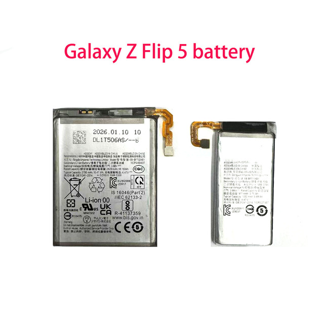 Full Replacement Battery Set For Z Flip5 F731 u b ds w n Global International Version Internal Battery Pack