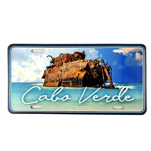 Prix d'usine 6 "* 12" Plaques d'<span class=keywords><strong>immatriculation</strong></span> en métal gaufré vintage de décoration rétro personnalisée en gros - Product Image 3