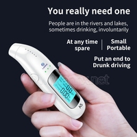 LANNX A5 – éthylomètre Portable de sécurité, détecteur d'alcool, détecteur d'alcoolémie, détecteur d'affichage numérique, testeur d'alcoolémie