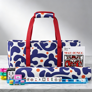 Nouvel ensemble d'accessoires de rangement pour Mahjong, sac à main grande capacité pour l'extérieur, sac de Mahjong portable au design épuré - Product Image 2