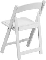 Chaises pliantes en bois les plus vendues, chaises de jardinage, chaises pliantes en résine blanche pour enfants, chaise de fête avec siège rembourré en vinyle