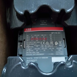 Contactor de Tres Polos Abb Af116 30 11 13 100 250v Dc 50 60hz Automatización Industrial - Product Image 1