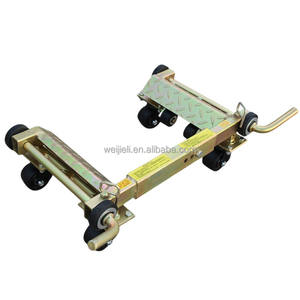 Kleiner manueller Auto-<span class=keywords><strong>Mover</strong></span>, Trolley-Handling-Ausrüstung, Vierrad-Hebel Typ Mangan-Stahlriemen-Traktion stange - Product Image 3