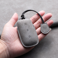 Étui en cuir pour clé de voiture OLIVER 1.5T Plus AIR PRO, porte-clés en daim