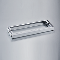 Poignée de salle de douche en acier inoxydable Hydrorelax-Poignée de porte coulissante en verre de type L et de type O pour salle de bain