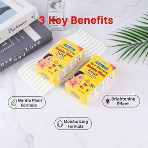Savon Artisanal à l'Huile Essentielle de Gingembre et Acide Kojique, Nettoyant Visage et Corps, Blanchissant, Action en 5 Jours, Direct Usine, Commerce Extérieur, En Stock - Product Image 4