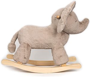 <span class=keywords><strong>Peluche</strong></span> personnalisée en coton PP rembourrée, éléphant bébé, agneau, balançoire avec base en bois, jouet unique pour les tout-petits - Product Image 4