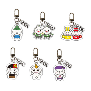 Custom Cartoon Image Acrylic Double-Sided UV Printed Fashionable Key Chain Bag Accessories Idol Gift Souvenir - Product Image 1