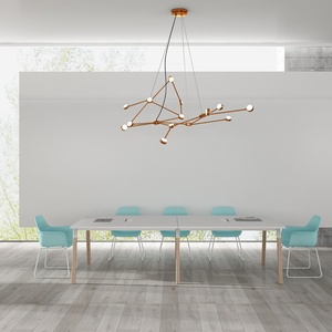 <b>Large</b> Modern Mfc Conference Room Meeting Table <b>Desk</b> Wooden Office Furniture Melamine 8 Person Boardroom Table - Product Image 5