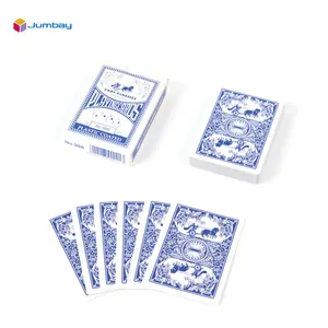 Top quality casino paper playing cards printing factory supply 300gsm grey core poker card