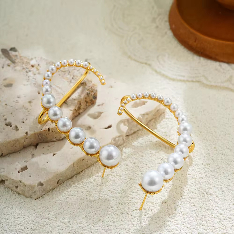 Wholesale Bohemian Bride Imitation Pearl 18K