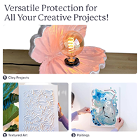 Vernis acrylique TIMESRUI 120 ml, scellant transparent liquide, vernis UV résistant à l'humidité pour projets artistiques, artisanat, scellement