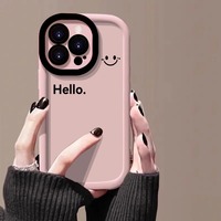 Coque de Téléphone Mobile en TPU Anti-Chute pour Apple 15 Pro Max, iPhone 14 Pro, 13, 12 Pro Max Incluant un Support de Téléphone