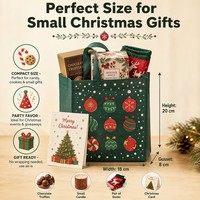 Sac cadeau de Noël en non-tissé de taille moyenne, ouvert en haut, avec logo personnalisé, vente en gros, réutilisable, écologique, certifié BSCI