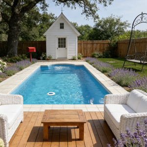 Piscina familiar, piscina lista para usar, mini piscina, comprar piscina, piscina para la familia, piscina con cascada - Product Image 2