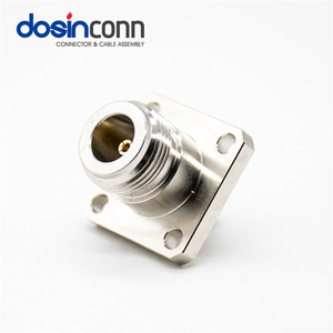 Adaptador De RF Tipo N Macho A SMA Macho - Para Cable Coaxial, Montaje En Brida