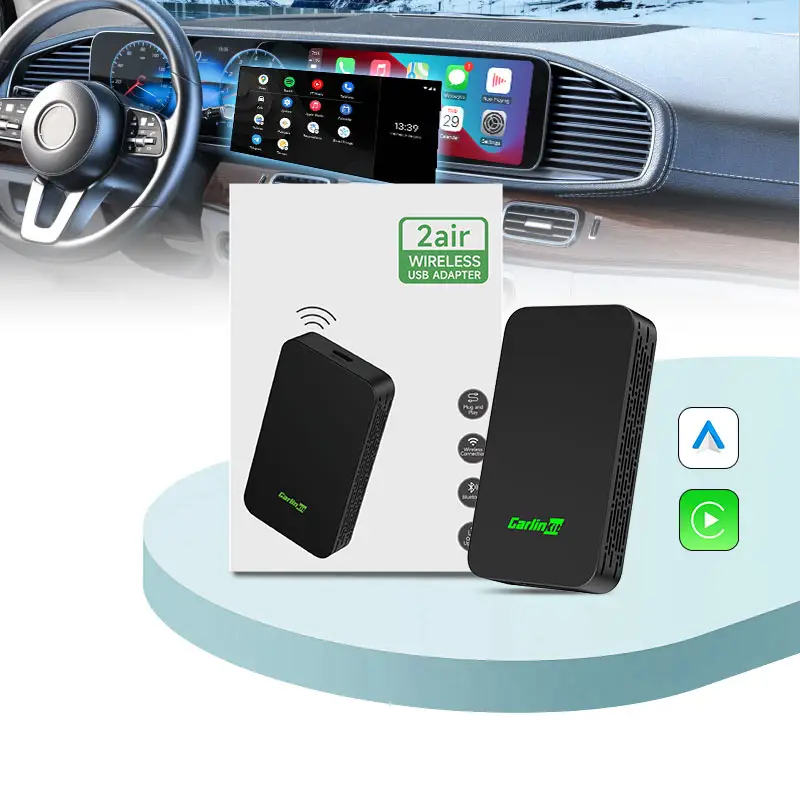 Carlinkit 5.0 carplay oto android evrensel akıllı adaptörü taşınabilir 2air araba ios usb carlink 50 CarPlay dongle