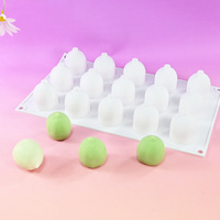 Molde de Silicona para Pastel de Mousse de Frutas, para Mango, Frambuesa, Fresa, Chocolate, Gelatina, Fabricación de Velas