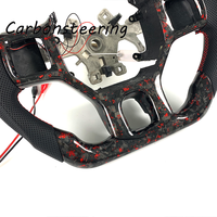 Volant de voiture en fibre de carbone personnalisé pour Ram Off-road, compatible avec Dodge Ram 1500 Rebel HEMI V8, amélioration de l'intérieur sportif, ajustement OEM