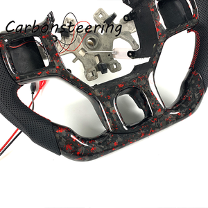 Volant de voiture en fibre de carbone personnalisé pour <span class=keywords><strong>Ram</strong></span> Off-road, compatible avec Dodge <span class=keywords><strong>Ram</strong></span> 1500 Rebel <span class=keywords><strong>HEMI</strong></span> V8, amélioration de l'intérieur sportif, ajustement OEM - Product Image 3
