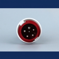 Prise industrielle étanche IP67 380V 415V 63A 5 pôles 3 phases Connecteur électrique ZNG-035