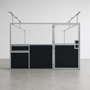 Box per Cavalli Moderno in Pannelli PE Facili da Pulire, Stalla Equestre Verniciata <span class=keywords><strong>a</strong></span> Polvere, Alloggio per Cavalli per Ranch - Product Image 6