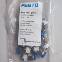 Conector Rápido FESTO Original NPQE-DK-G18-Q4-P10 8112971 NPQE-DK-G18-Q6-P10 8112972 Conexión Directa a Rosca G