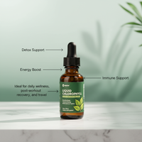 Gouttes de chlorophylle de spiruline végétalienne naturelle OEM - Détoxification, amélioration de l'énergie et renforcement du système immunitaire