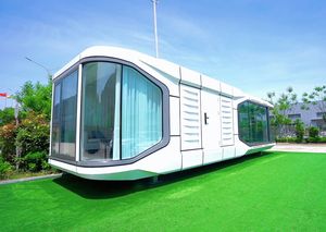 Nhà máy trực tiếp toàn cảnh không gian thủy tinh Viên Nang Nhà | kiểm soát nhiệt độ thông minh + phòng tắm riêng | Chống gió Lớp 12 - Product Image 5