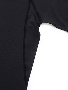 T-shirt de sport compressif personnalisé avec logo, séchage rapide, respirant, pour hommes, vêtements de sport, manches courtes, t-shirt athlétique ajusté - Product Image 4