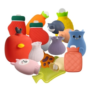 <strong>Hot</strong> <strong>Water</strong> Bag Customized Silicone Reusable Rubber <strong>Hot</strong> <strong>Water</strong> <strong>Bottle</strong> <strong>for</strong> Neck, Shoulder Pain and Hand <strong>Feet</strong> Warmer - Product Image 1