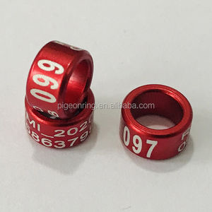 Hoge Kwaliteit Rechte Aluminium Vogel Ringen Kanarie Been Ringen Papegaai Ringen - Product Image 2